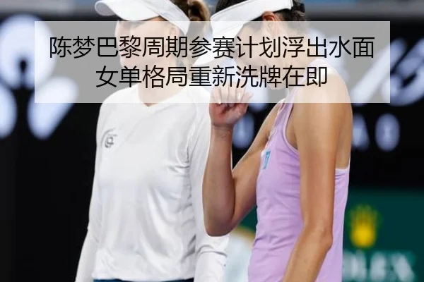 陈梦巴黎周期参赛计划浮出水面 女单格局重新洗牌在即
